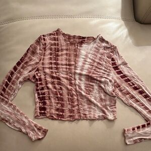 Stylish Women's Tie-Dye Long Sleeve Top